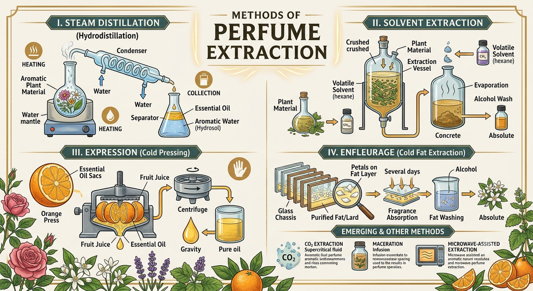 Perfume Extraction Methods
