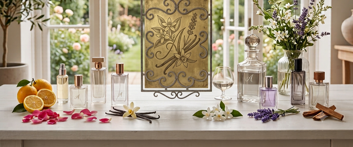 A curated fragrance discovery moment